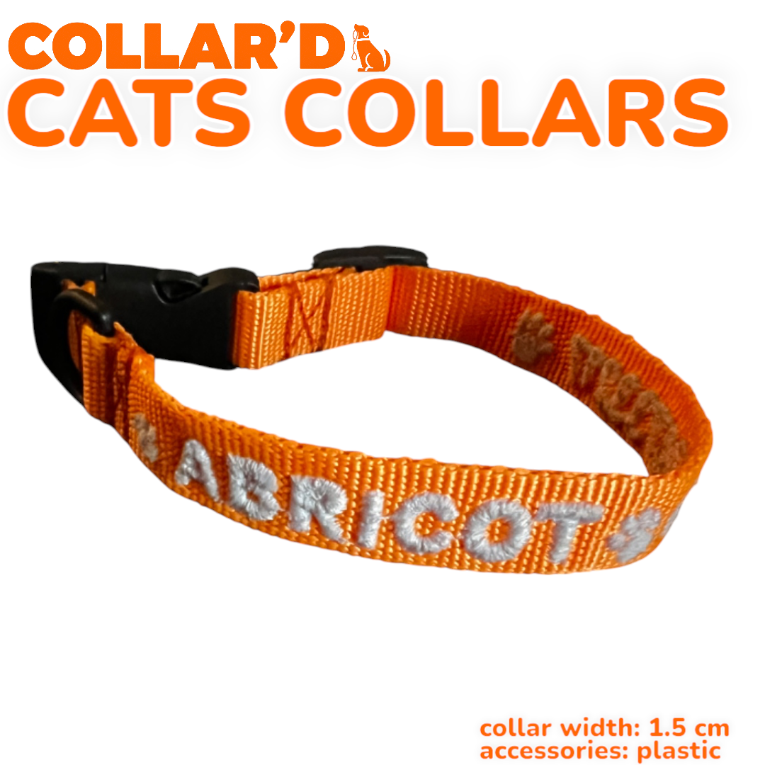 Cat Collars - 1.5 cm width