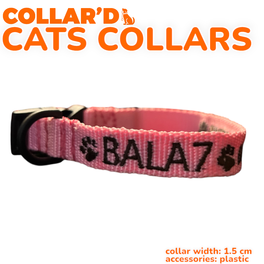 Cat Collars - 1.5 cm width