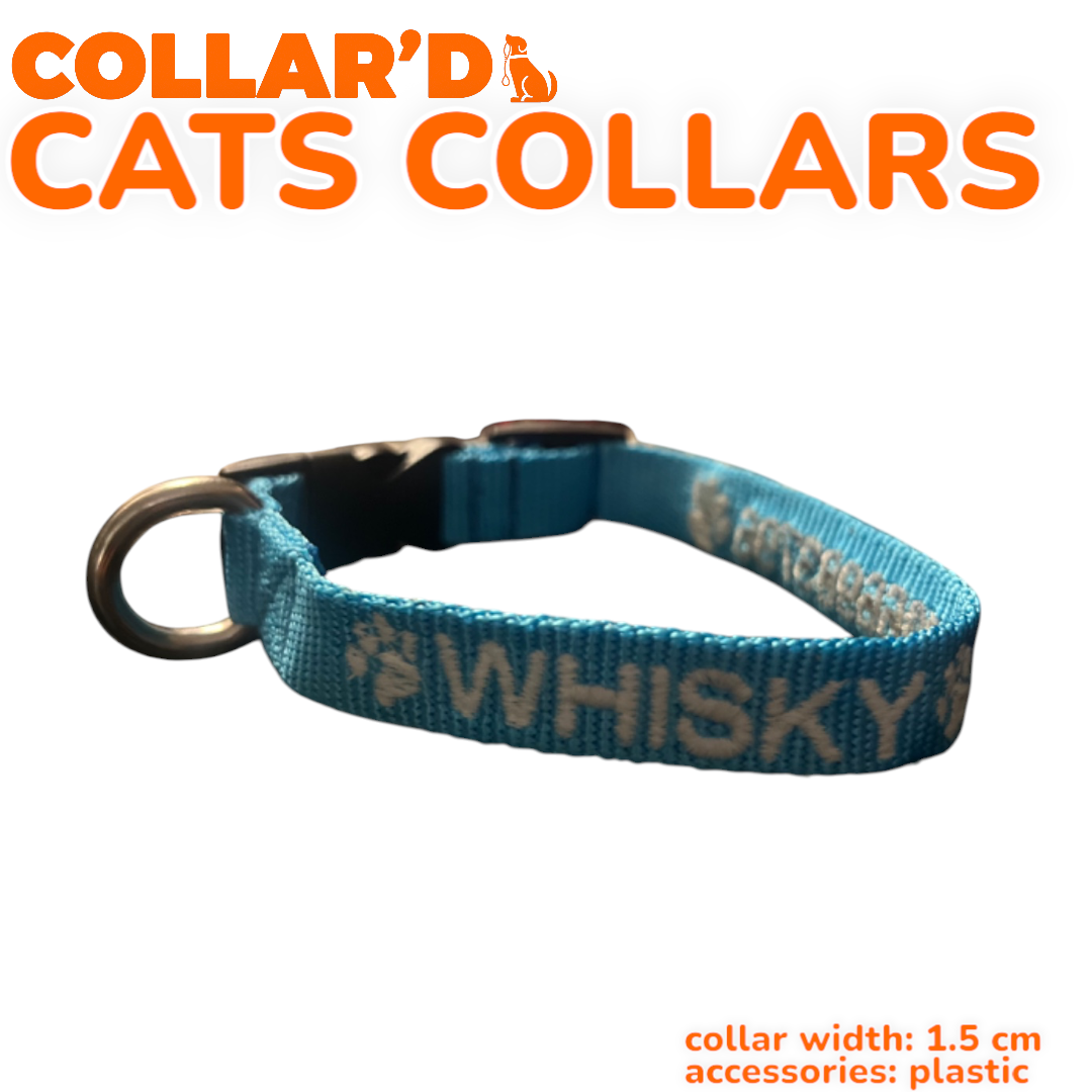 Cat Collars - 1.5 cm width