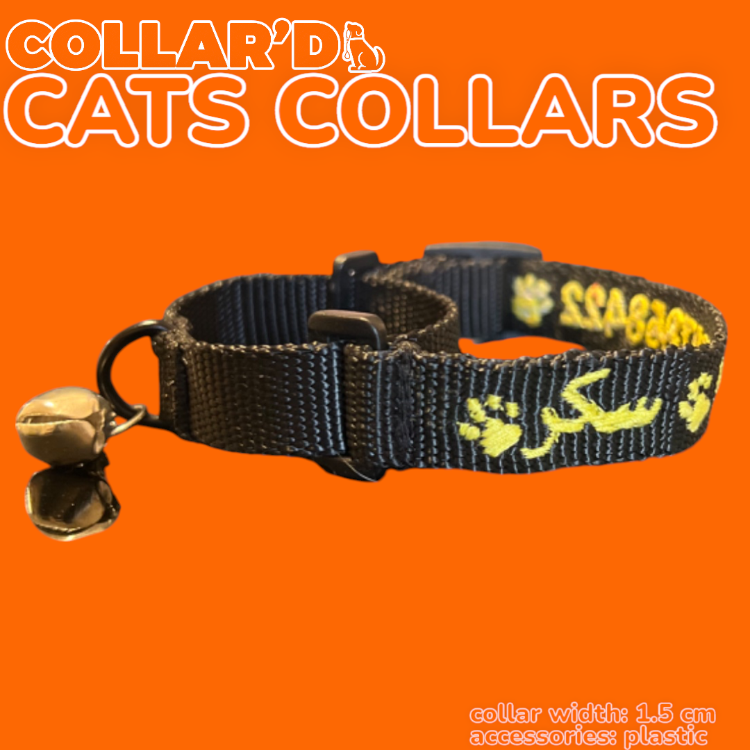 Cat Collars - 1.5 cm width