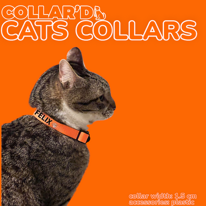 Cat Collars - 1.5 cm width